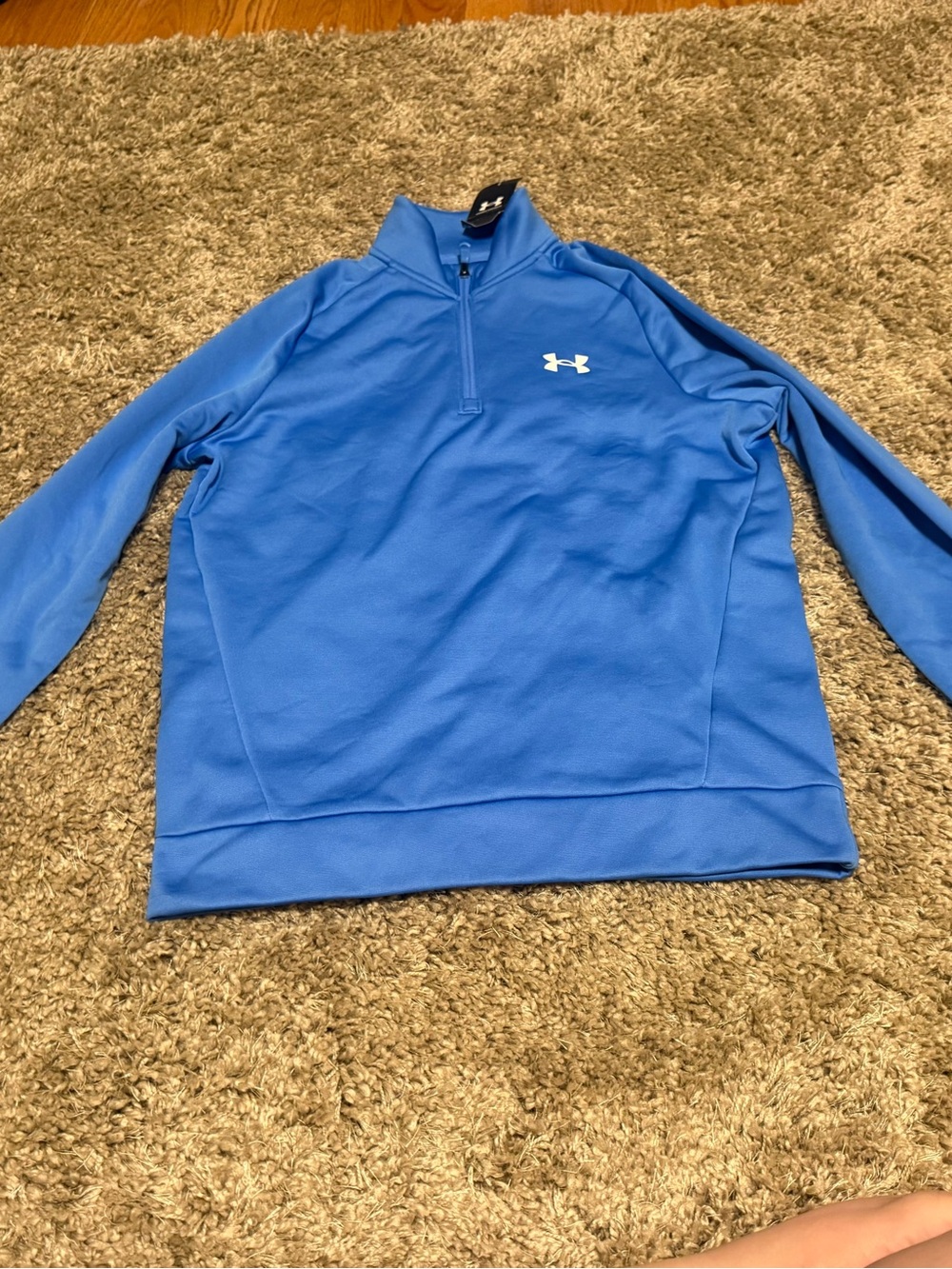 💜Under Armour Royal Blue Half-Zip Performance Pullover
